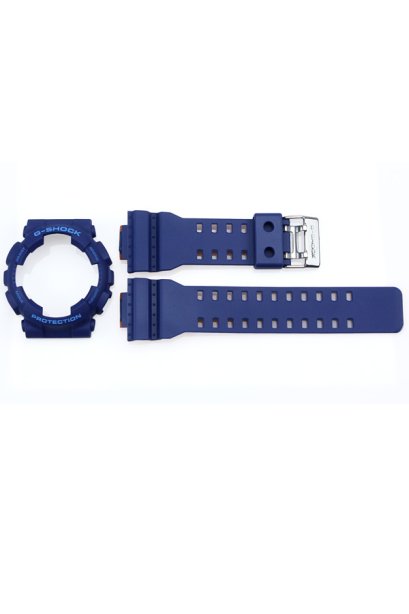 Casio G-Shock กรอบและสาย รุ่น GA-100L-2A (สีน้ำเงิน/ส้ม)